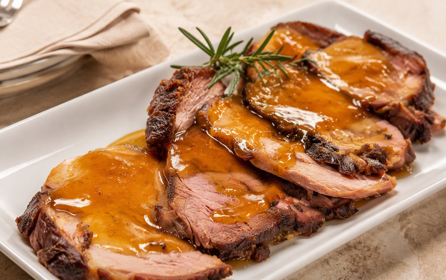 L'aperi-porchetta affettata con il suo fondo